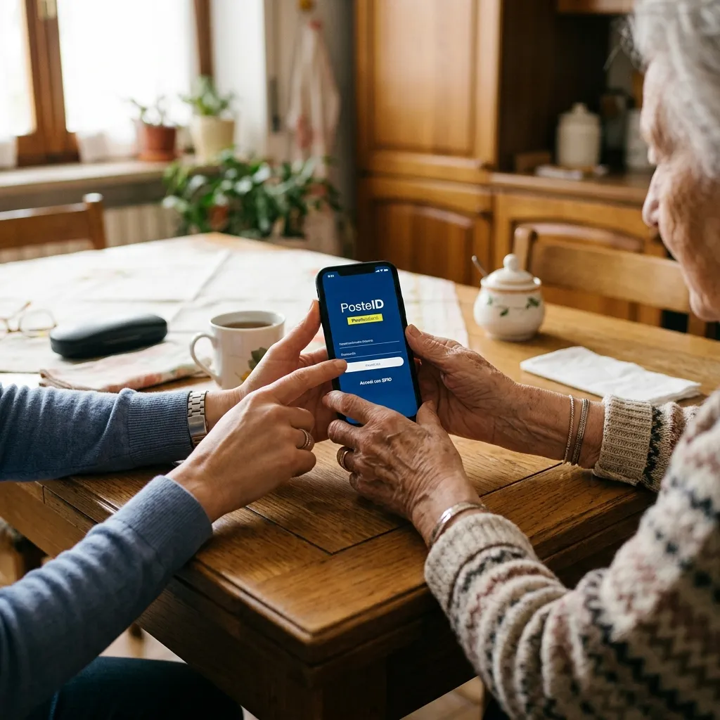 Utilizzo dell'app PosteID per lo SPID su smartphone